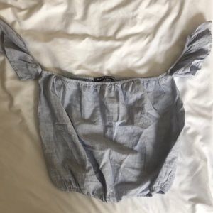Brandy Melville Off-the-Shoulder Crop Top